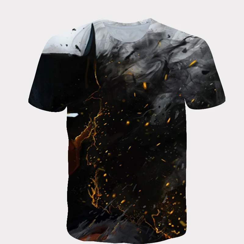 Новинка 2019 Детская футболка с 3D изображением динозавра для мальчиков и девочек