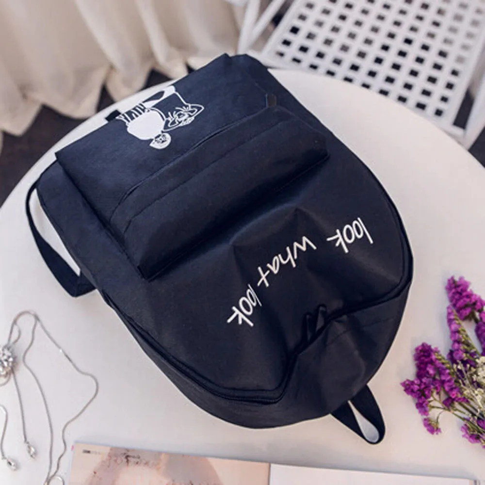 25 # холщовая школьная сумка для мальчиков и девочек рюкзак путешествий Сумка с