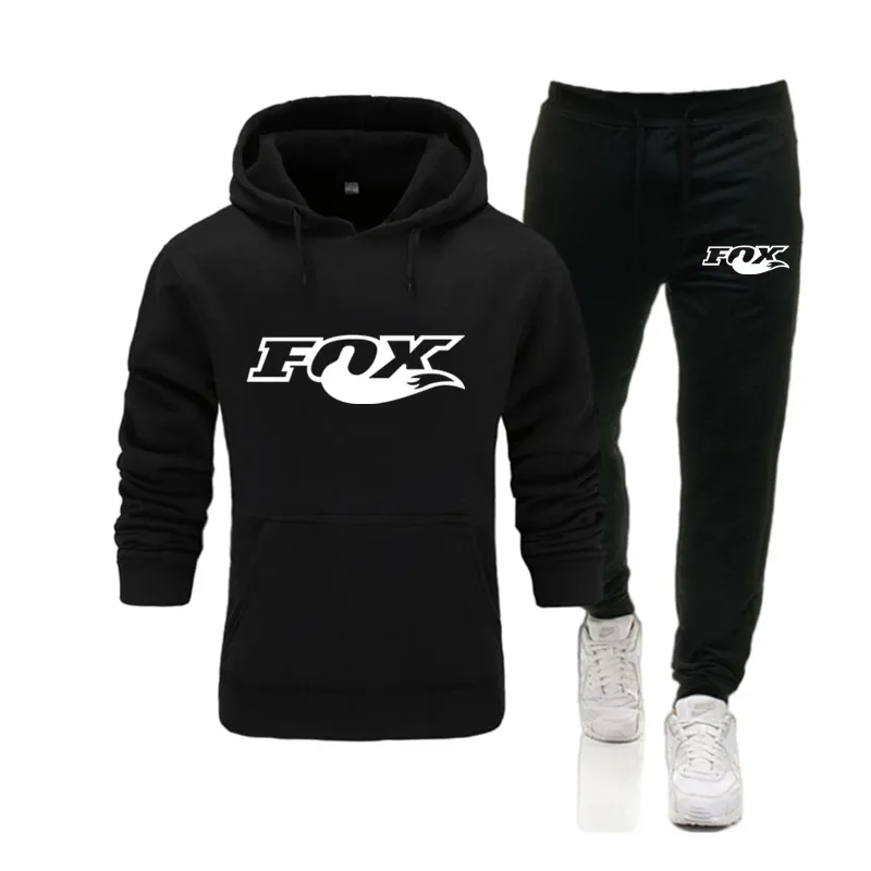 Новые мужские спортивный костюм с полосками комплект толстовок капюшоном для