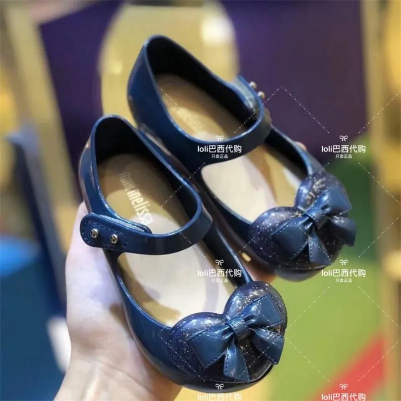 Mini Melissa/2020 г. Летняя прозрачная обувь из ПВХ для девочек Модные стильные мягкие