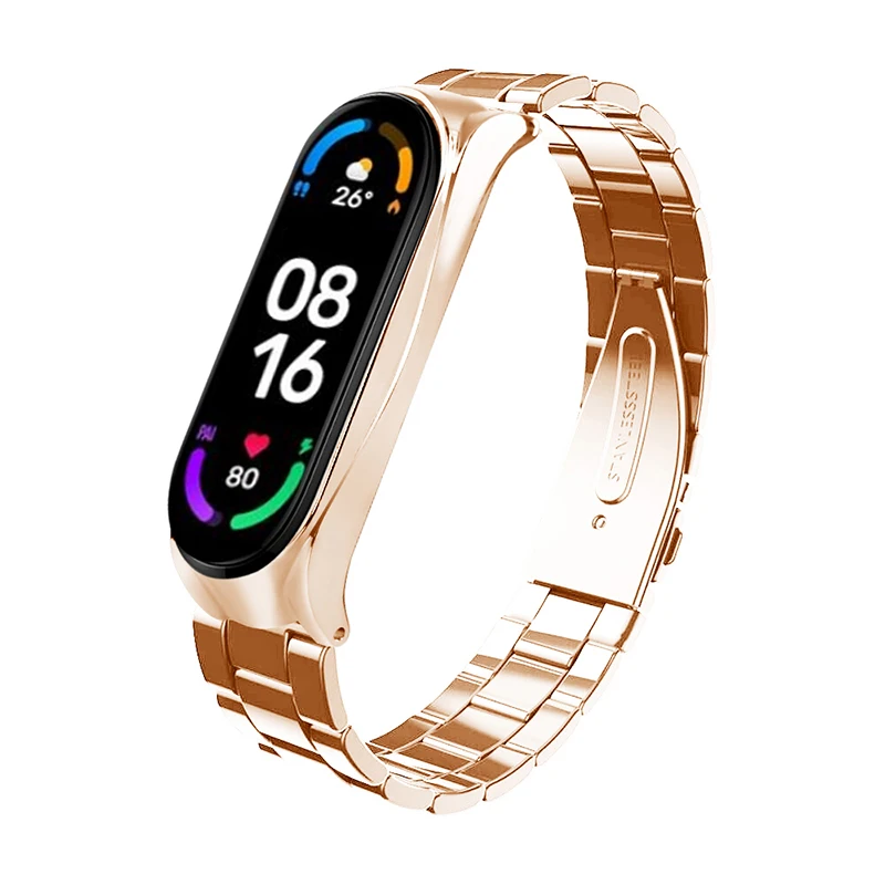 

Millet Bracelet 6/5 NFC Clip Solid Steel Replacement Wristband Strap For Xiaomi Mi Band Wrist Metal Bracelet Stainless Steel