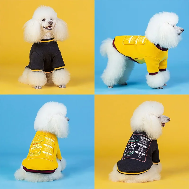 

Winter Warm Dog Hoodie Coat Pet Clothes for Chihuahua Shih Tzu Sweatshirt Puppy Cat Cotton Pullover for Small Dogs Pets Clothing