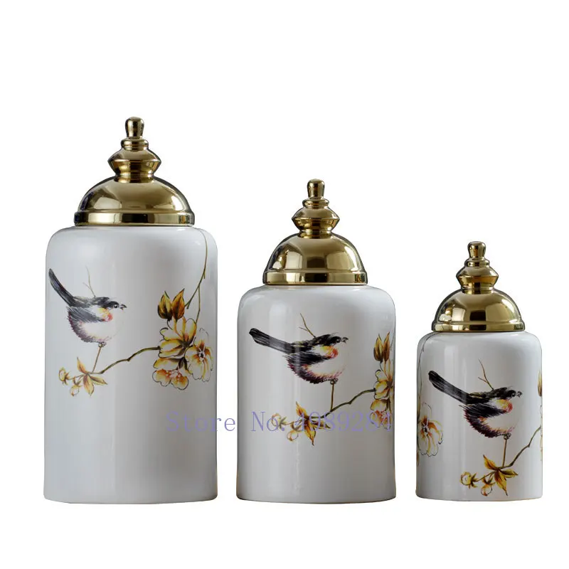 Креативная современная керамическая ваза золотая ретро Цветочная композиция