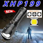 2021 XHP199 светодиодный фонарь 18650 или 26650 Usb тактический фонарь XHP70 перезаряжаемый светодиодный фонарь Zoom охотничий яркий светильник