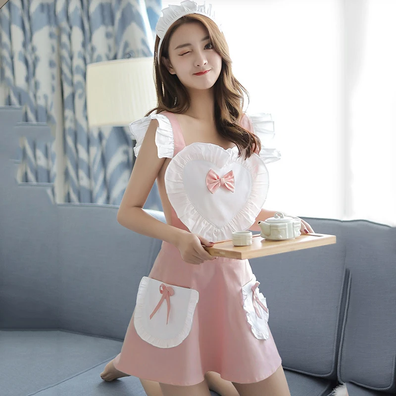 Женское сексуальное нижнее белье для косплея костюм супер милой горничной