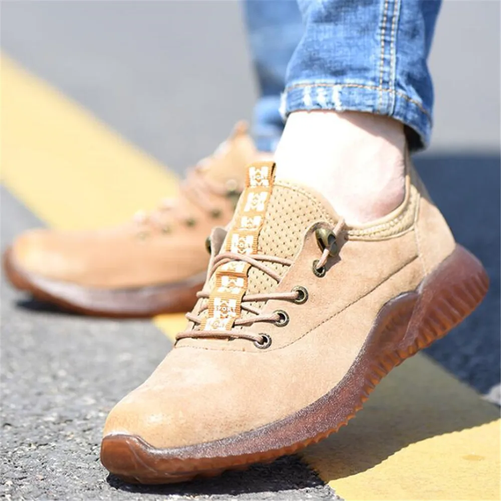 

Labor shoes men's breathable anti-smashing anti-puncture safety work shoes fashion casual men's shoes sneakers men loafers