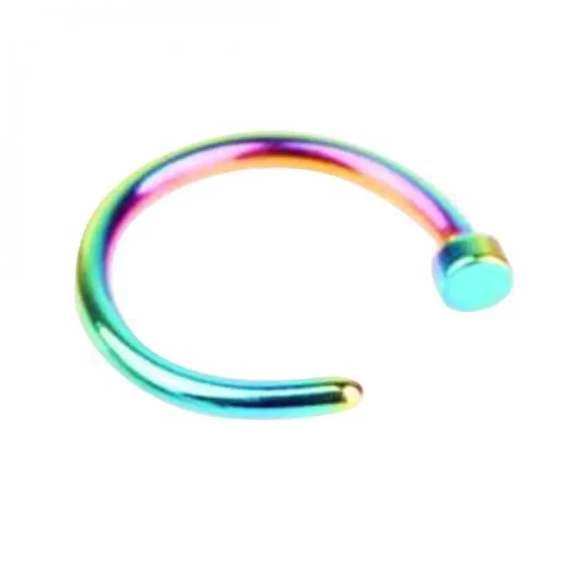 New Medical Titanium Punk Clip on Fake Piercing Body Nose Lip Rings Unisex Ring Women Septum Jewelry | Украшения и аксессуары