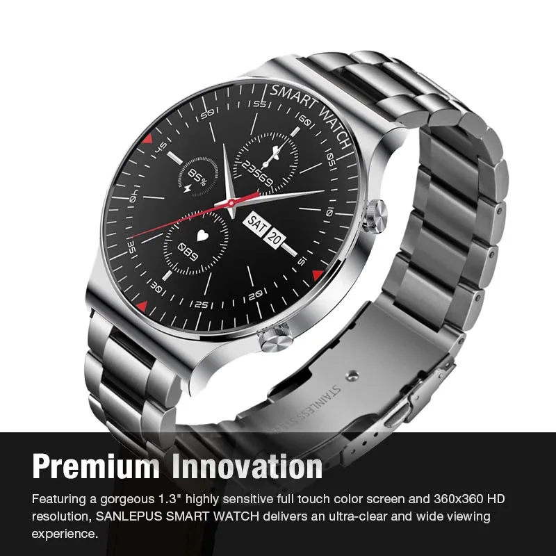 

2021 New Bluetooth Call watch Smart watch Men And Women Full touch Fitness tracker Blood pressure Smart Clock Men smart watch