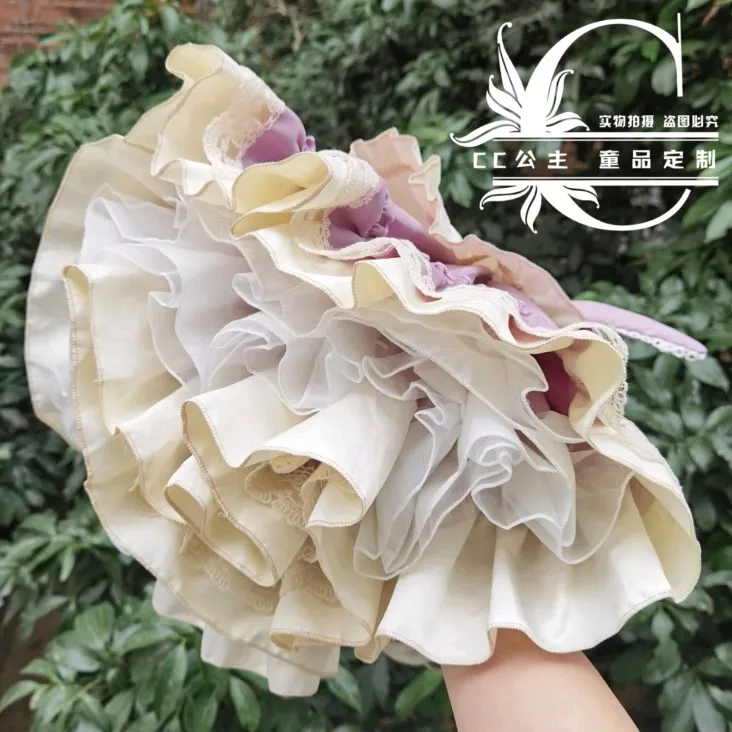 

Spanish Lolita Vintage Dress Children Bow Stitching Sweet Cute Princess Dresses Birthday Party Easter Dress