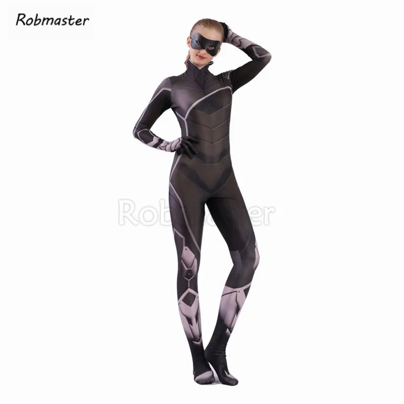 Костюм-комбинезон женский с 3D-принтом бессонница | Тематическая одежда и