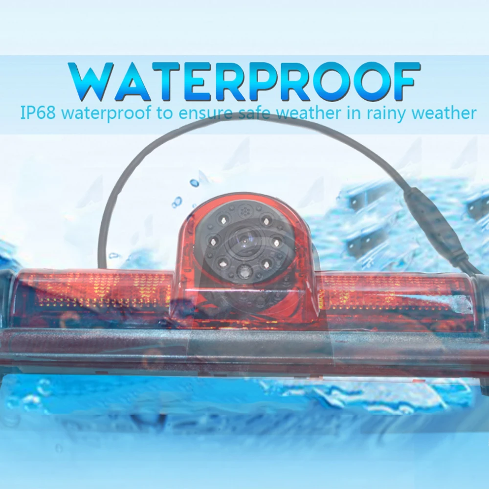 $275.31 Car Rear View Camera with 3rd Brake Light Waterproof Night Vision Reverse Parking for Fiat Ducato Peugeot Boxer Citroen Jumper