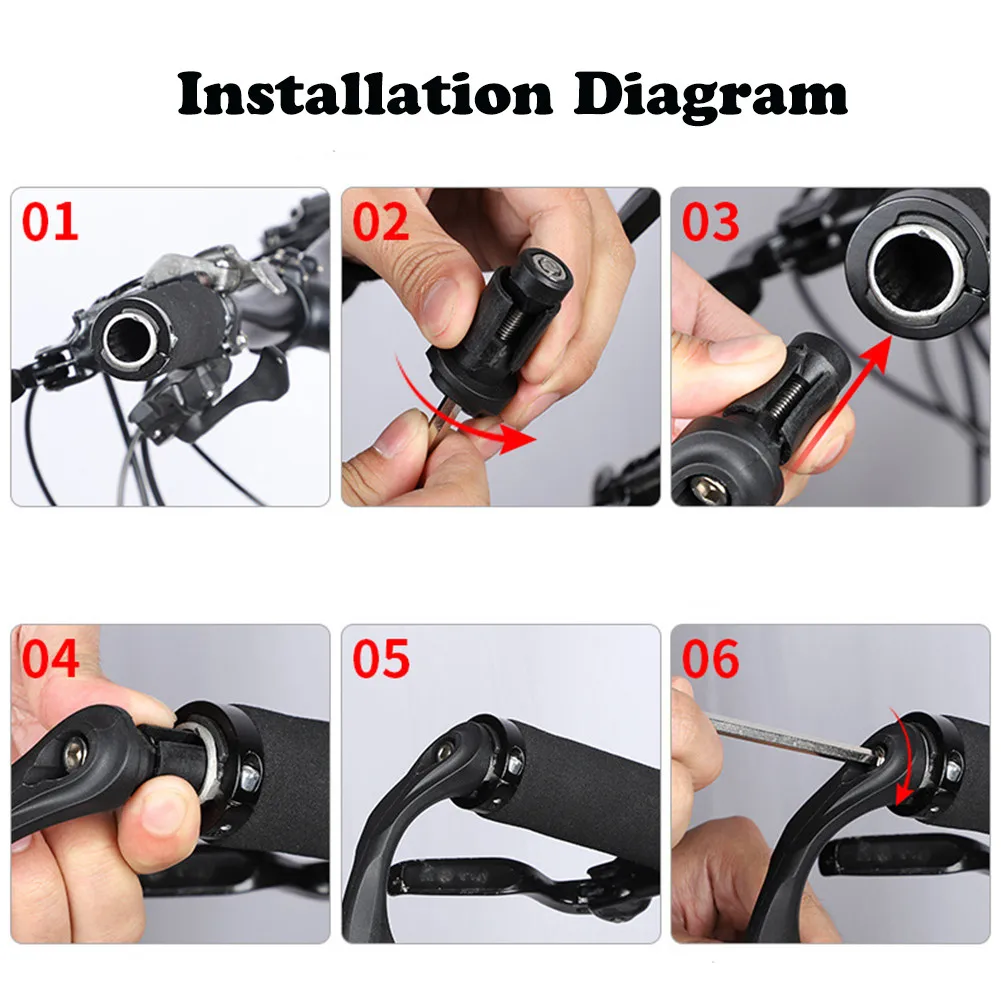 

Bike Rearview Mirror 360 Rotation Adjustable Wide Angle Cycling Rear View MTB Road Bike Bicycle Handlebar Mirror