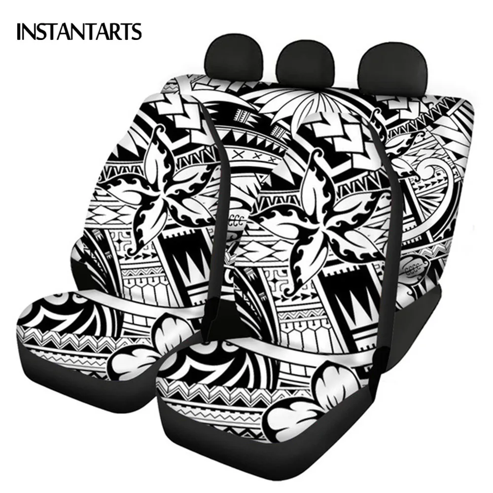

Stylish Car Protector Polynesian Tribal Color Printing Detail Styling Vehicle Seats Covers Washable Front/Back Car Seat Cushion