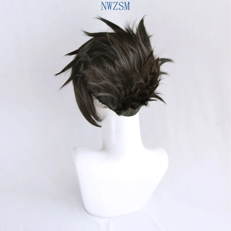 

The Promised Neverland Ray Black Short Wig Cosplay Costume Yakusoku no Neverland Heat Resistant Synthetic Hair Men Wigs