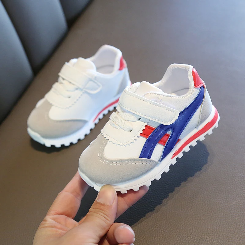 Детская спортивная обувь для мальчиков и девочек Детские кроссовки на плоской