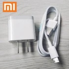 Адаптер XIAOMI 5 В, 2 А, штепсельная вилка стандарта США, зарядное устройство для путешествий, кабель Micro USB TYPE-C для Mi 9, 9T, a1, a2, , 6 Max, 2, Redmi Note 8, 7, K20 Pro, 4, 7A