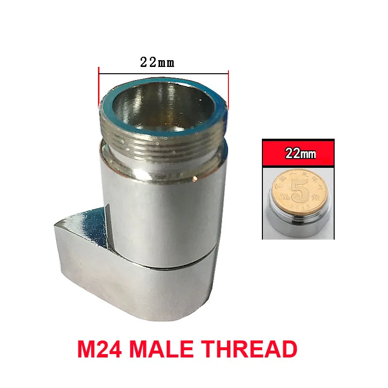 M22 Female Thread Латунный двухфункциональный водосберегающий кран аэратор с водяным туманом аксессуары для кухонного смесителя - Цвет: M22 Female Thread