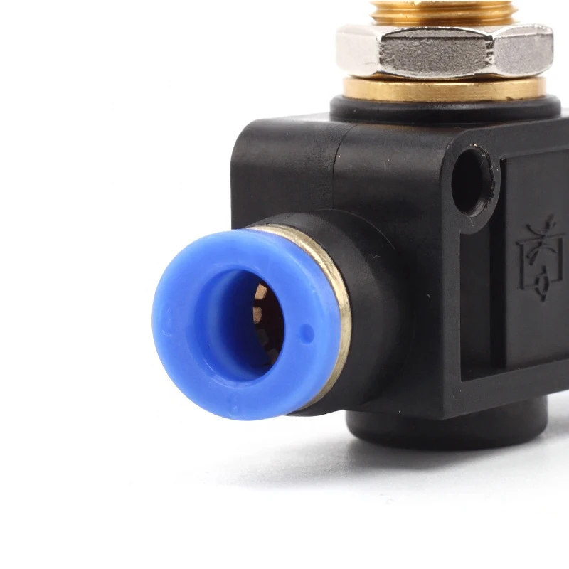 Пневматический соединитель дроссельной заслонки серии LSA 4-12 с контролем