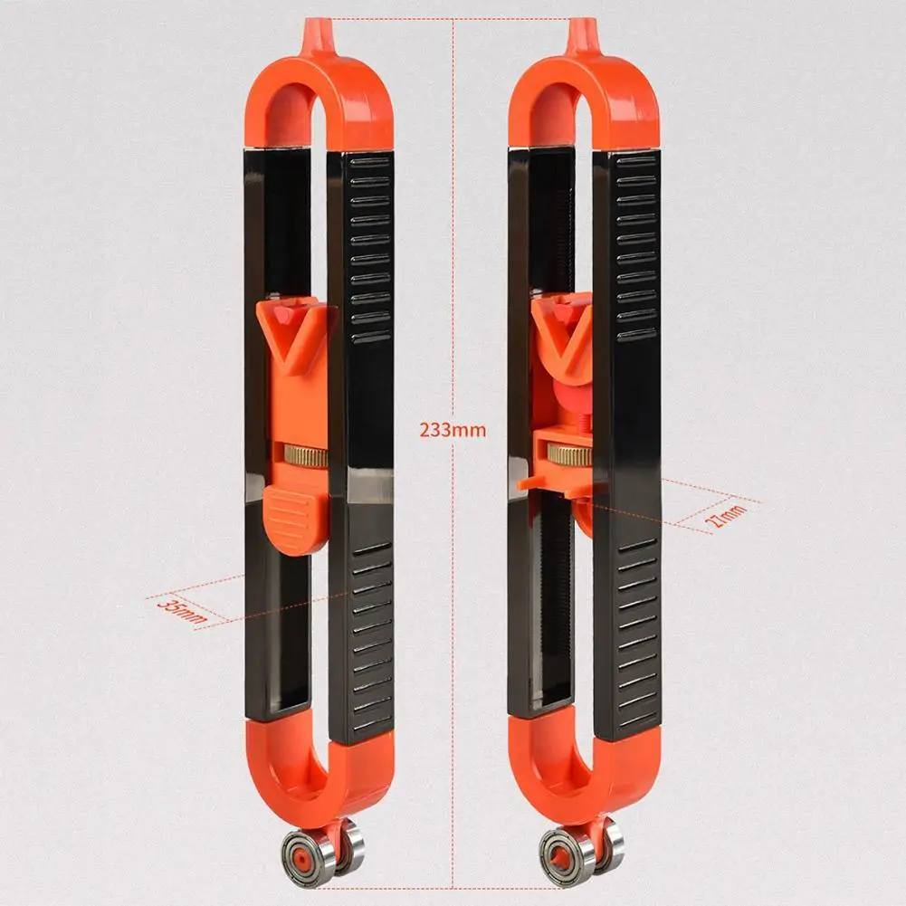 

2pcs Precise With Lock Clips For Skirting Measuring Shape Gauges, Multifunctional Profile Gauges, Dropshipping