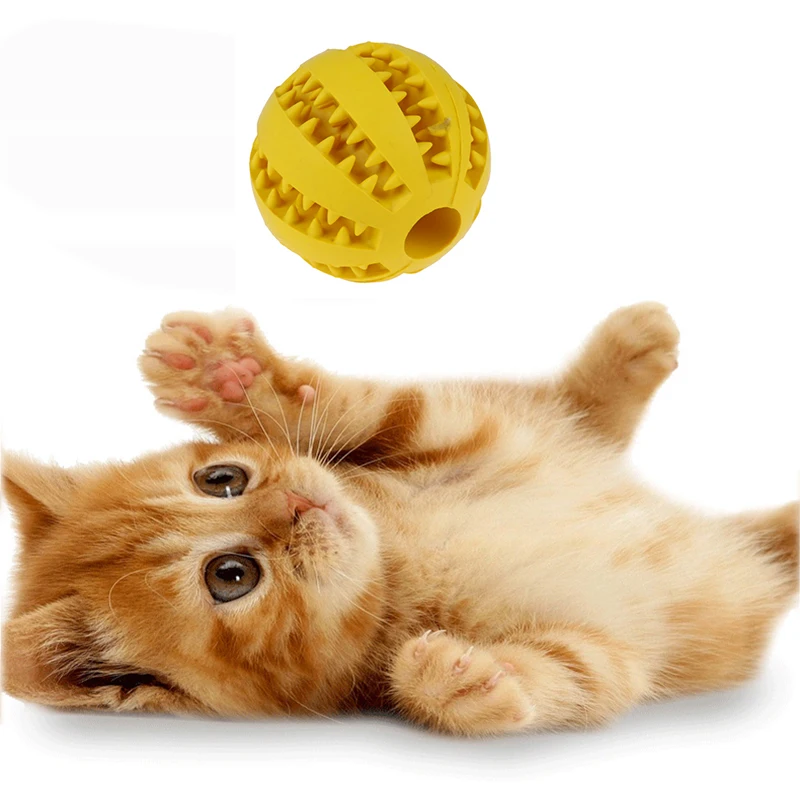 Игрушка для собаки Интерактивная резиновая игрушка 5/7 см шарики собак кошек