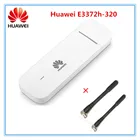 Разблокированный мобильный широкополосный USB-ключ Huawei 4G LTE 150 Мбитс E3372 E3372h-320 USB-модем с антенной и логотипом huawei
