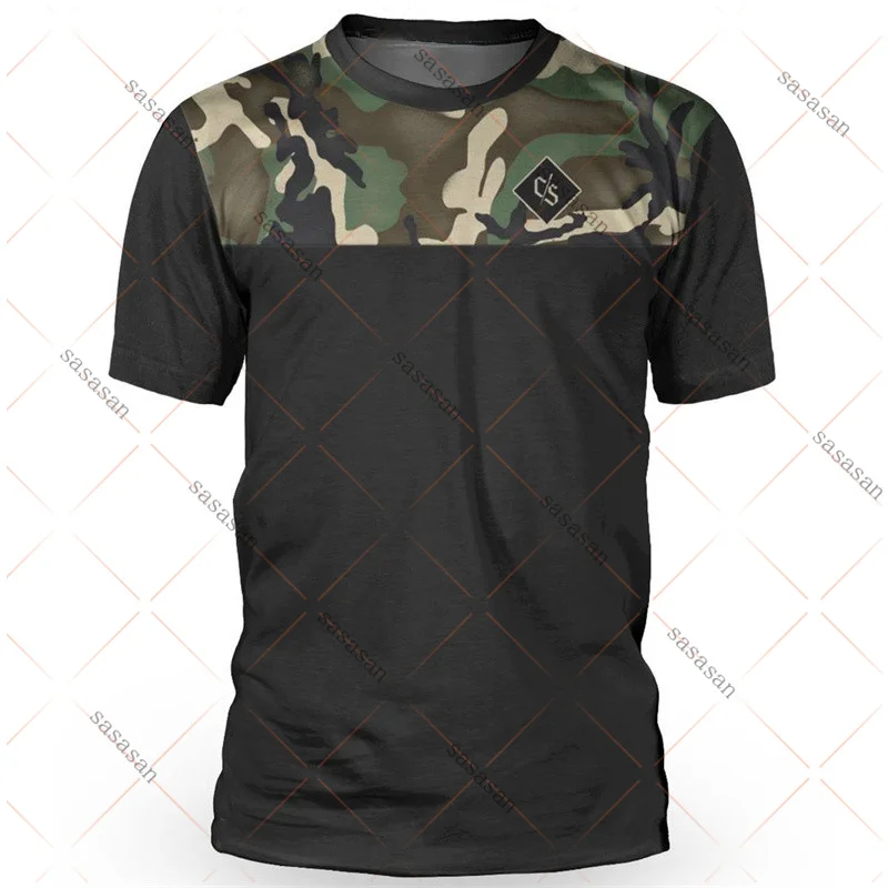 Свободный Камуфляжный свитшот для езды по бездорожью с длинными рукавами