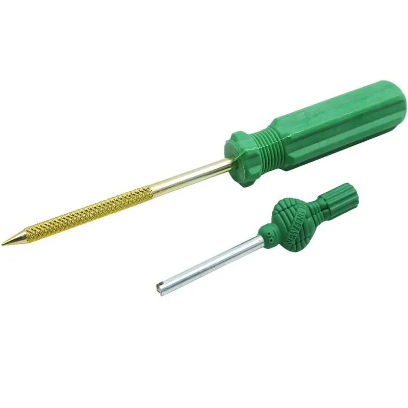 

Tubeless Car Wheel Vacuum Tyre Repair Tool Kit Vacuum Tire Repair Gun Kit with Mushroom Plugs