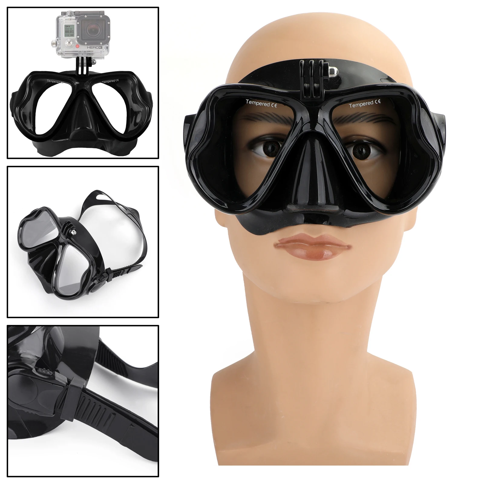 

Очки для подводного плавания Artudatech, для GoPro Hero 2, 3, 3, 4