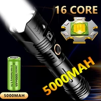powerful xhp160 2 led flashlight 16core usb rechargeable waterproof zoom xhp50 2 bicycle lamp 5modes 1865026650 battery 5000mah