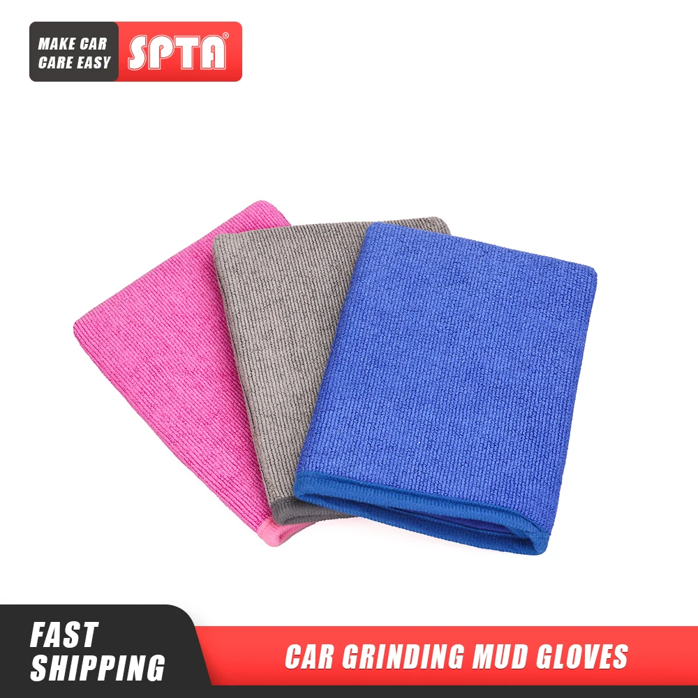 SPTA автомобильные шлифовальные грязевые перчатки для поддержания красоты