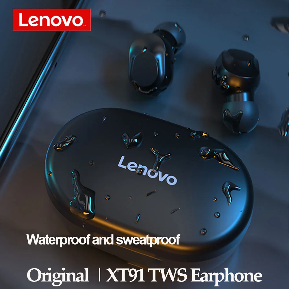 Lenovo LP2 LP1s XT91 TWS true Wireless BT 5 0 наушники с сенсорным управлением стерео HD говорящая