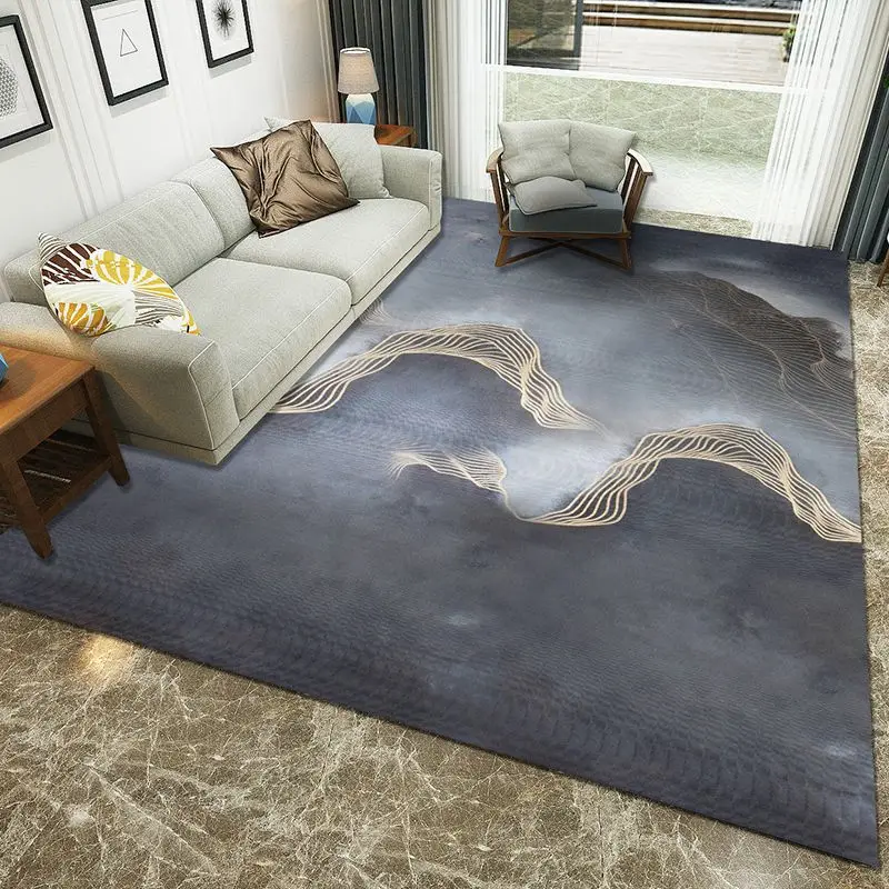 Современный геометрический Коврик для дома спальни прикроватный журнальный