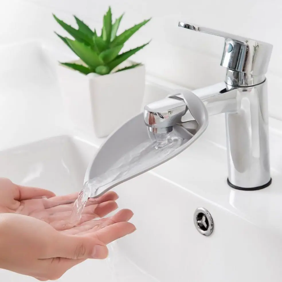 Extensor de grifo para ni&ntilde;os y beb&eacute;s, canal de agua saludable y seguro, pr&aacute;ctico, accesorios de ba&ntilde;o, 1 unidad-0