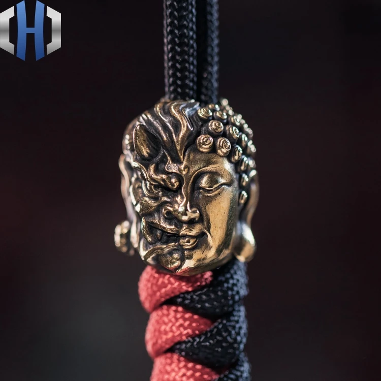 

Knife Beads Outdoor EDC Car Keychain Umbrella Rope Bracelet Pendant