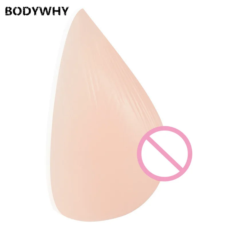 BODYWHY Hot Selling Silicone Fake Breasts Teardrop-Shaped Soft Pads Full Ladies False Boobs 200-3600g/pair