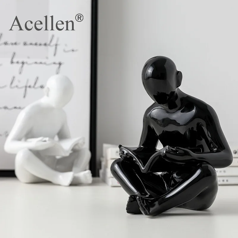 Скандинавская креативная керамическая подставка для книг украшение дома