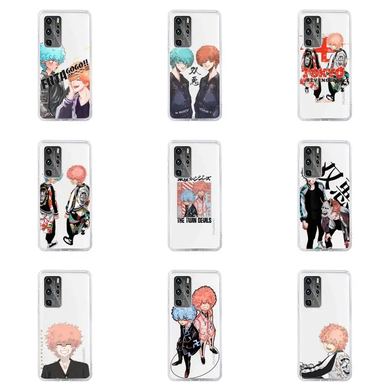 

smiley Tokyo Avengers revengers anime Phone Case For Huawei P40 P30 P20 Mate Honor 10i 30 20 i 10 40 8x 9x Pro Lite Cover