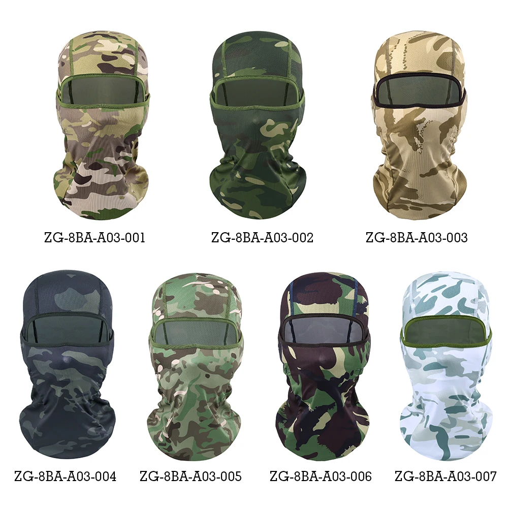Тактическая Маска Балаклава Шлем Полный Лицо Шарф армейская Военная Рыбалка Бег
