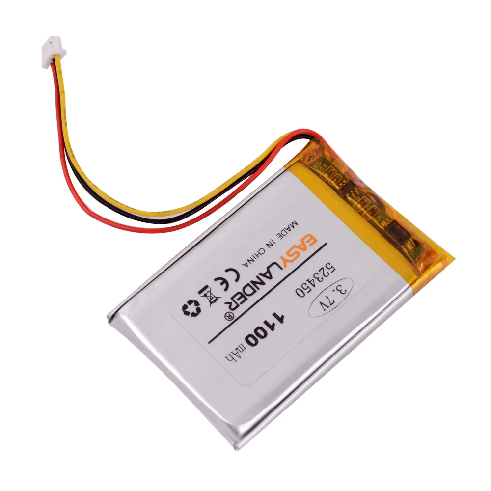 Литий ионный полимерный аккумулятор для GPS mp3 mp4 mp5 dvd bluetooth модельная игрушка 3 нити