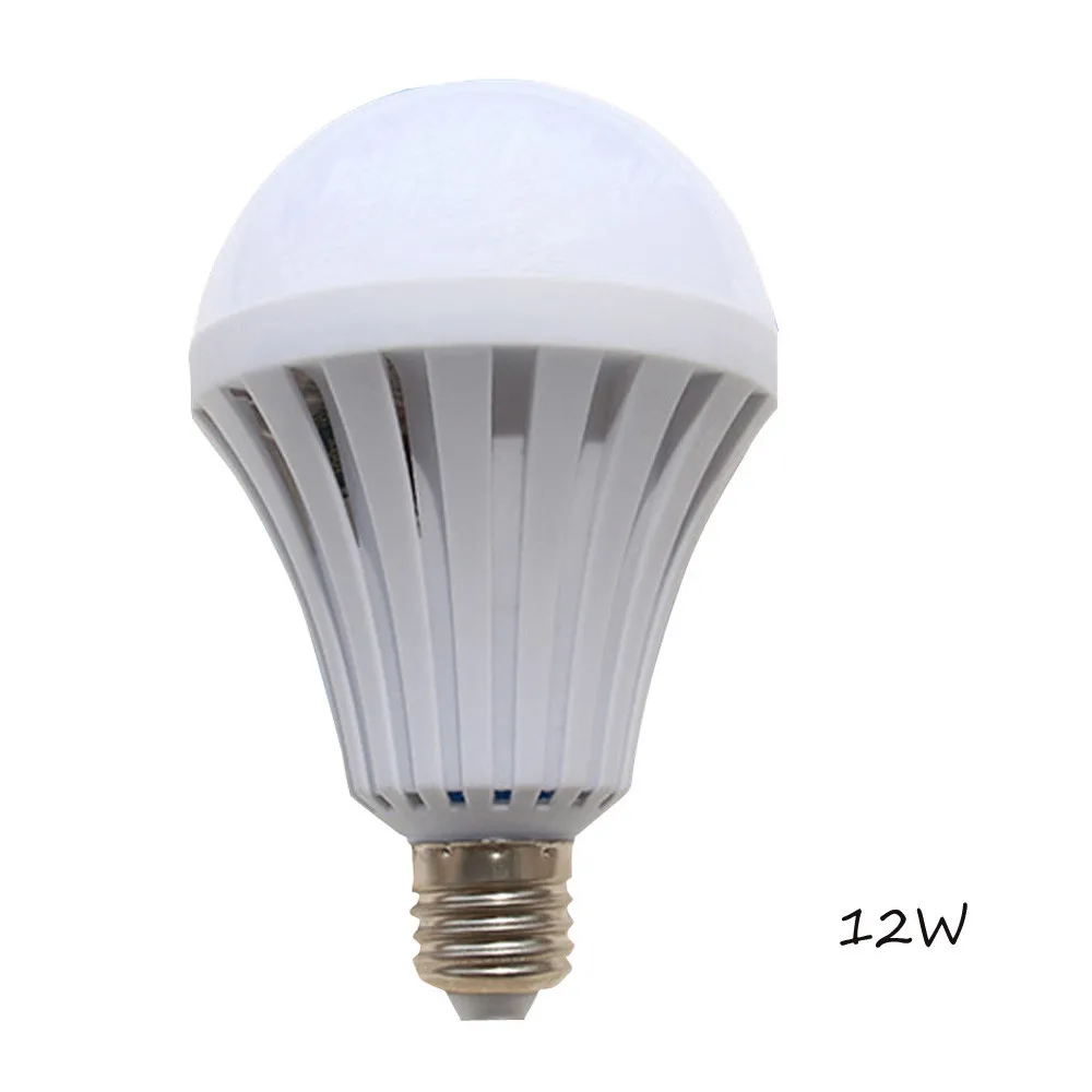 

LED Emergency Light Bulb 12W 15W Emergency Light Bulb Rechargeable Intelligent Lamp Living Room Bright LED Bulbs