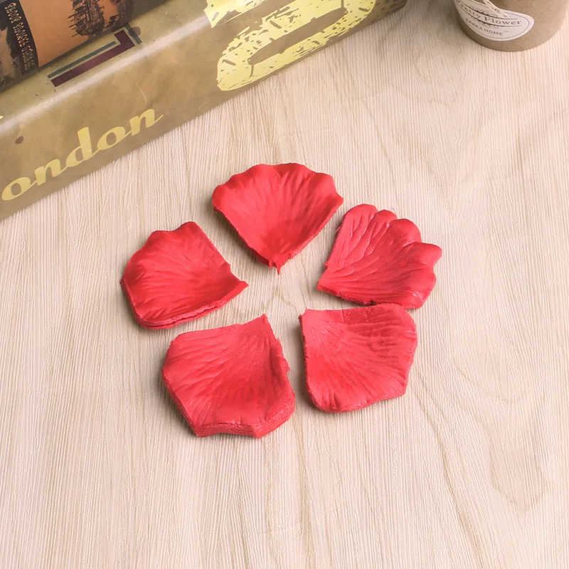 1000 шт. лепестки роз декор для стола свадебной вечеринки Цветочная ваза цветочный