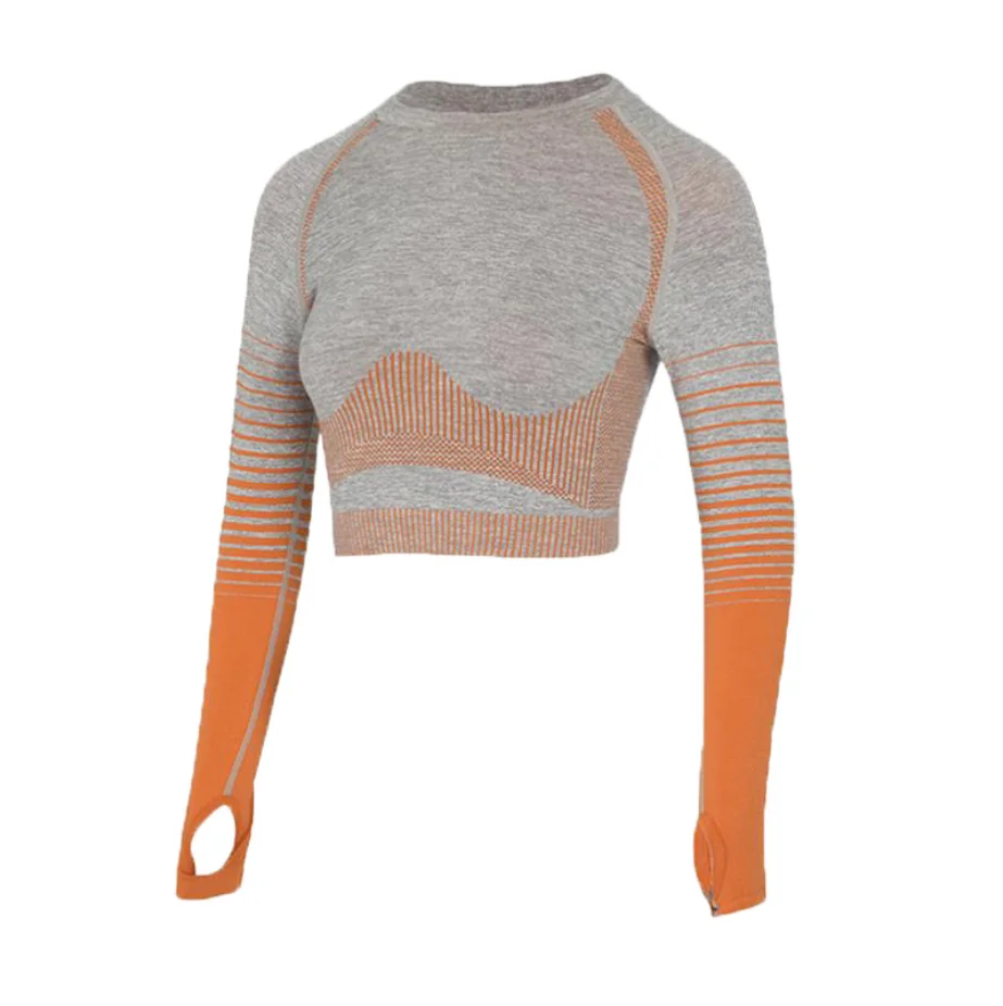 Новинка бесшовный спортивный костюм для женщин высокая талия бедра фитнеса два