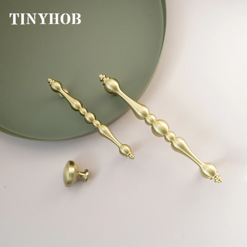 Американский Стиль Золотой ручки шкафа твердой латуни и комод/ящик выдвижной