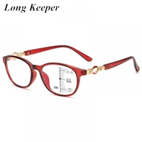women reading glasses new fashion progressive multifocal anti blue light eyeglasses prescription spectacles diopter 1 0to 4 0