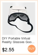 DIY Портативные Очки виртуальной реальности Google Cardboard 3D очки 42 мм объектив VR очки для смартфонов для Iphone X 7 8 VR