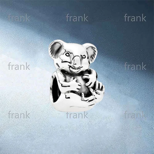

791951 Koala silver charmKoala silver charm
