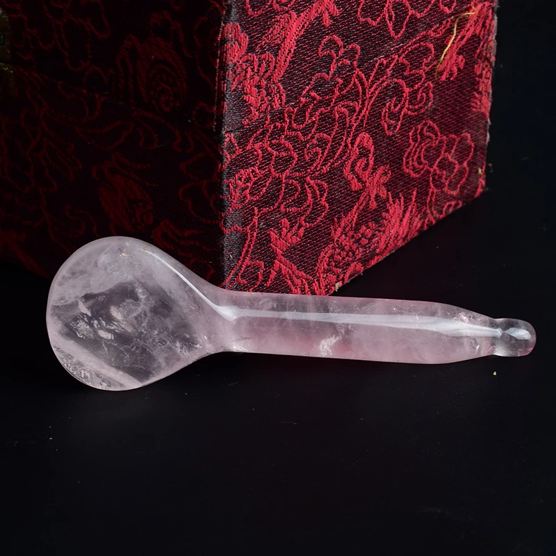 Светильник розовый Рок Кварцевый Массажная палочка натуральный камень