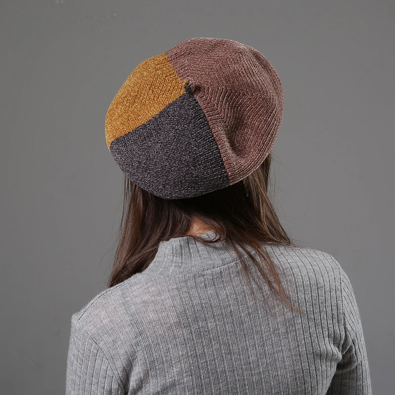 

[Rancyword] Womens Beret Wool Hat High Quality New Hat Berets For Girls Casual Warm Women Winter Hats Beanies RC2075