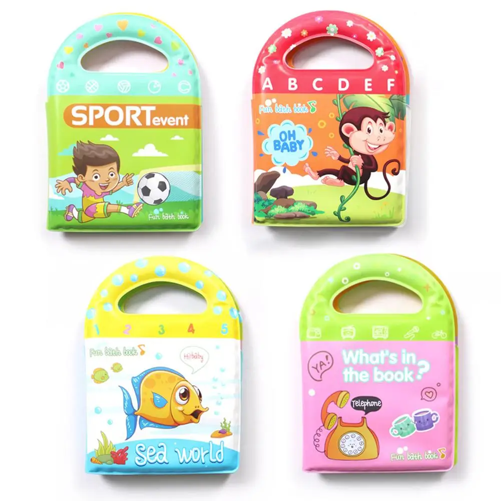 Водонепроницаемый детский альбом для ванной с милым мультяшным животным