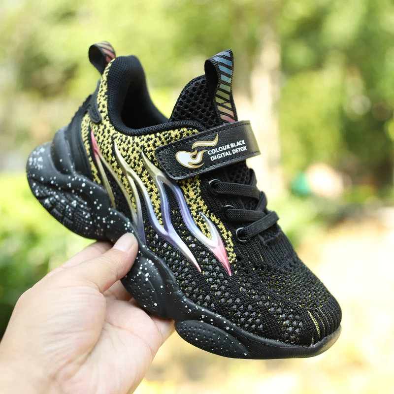 

New Kids Sports Shoes Air Mesh Breathable Children Casual Running Sneakers
